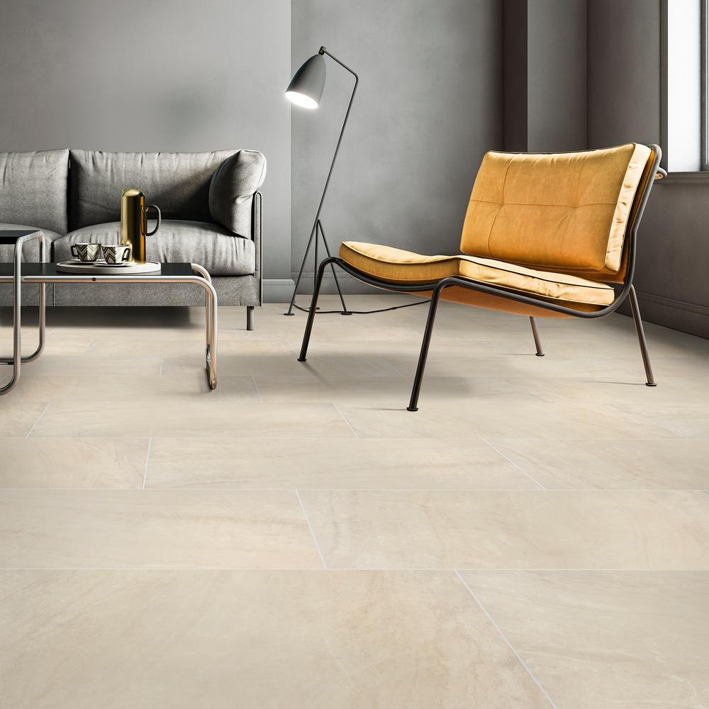 Msi Naples Cream 16 In X 32 In Matte Porcelain Floor And Wall Tile 3 56 Sq Ft Nhdnapcre1632 The Home Depot