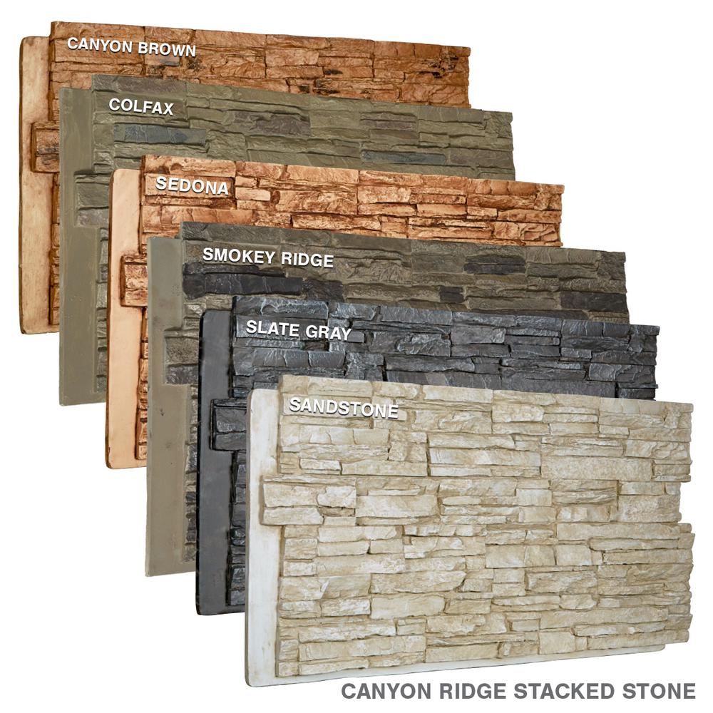 Ekena Millwork 45 3 4 In X 24 1 2 Canyon Ridge Stacked Stone Stonewall Faux Siding Panel Pnu24x48cnco The Home Depot - Faux Stone Wall Covering Ekena Millwork 45 3 4 In X 24 1 2 Canyon Ridge Stacked Stone Stonewall Faux Siding Panel Pnu24x48cnco The Home Depot - Faux Stone Wall Covering