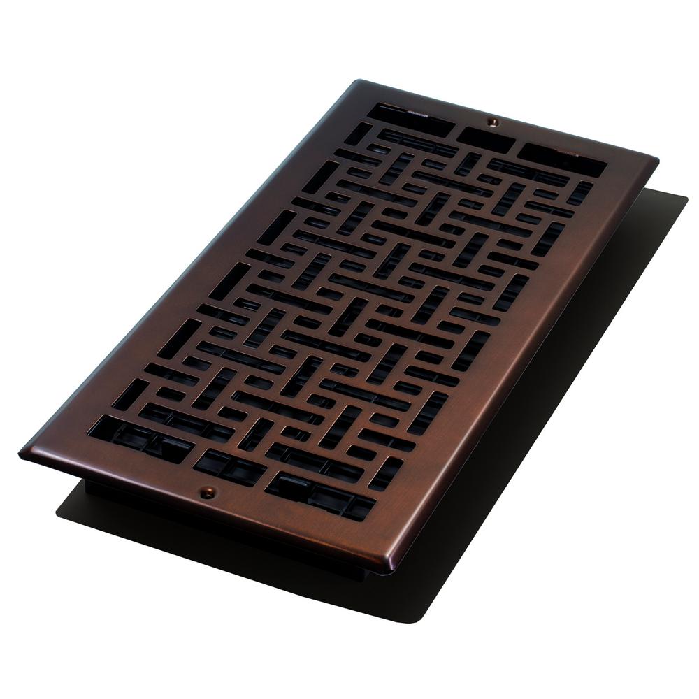 Decor Grates 14 In X 6 In Oriental Bronze Wall Register