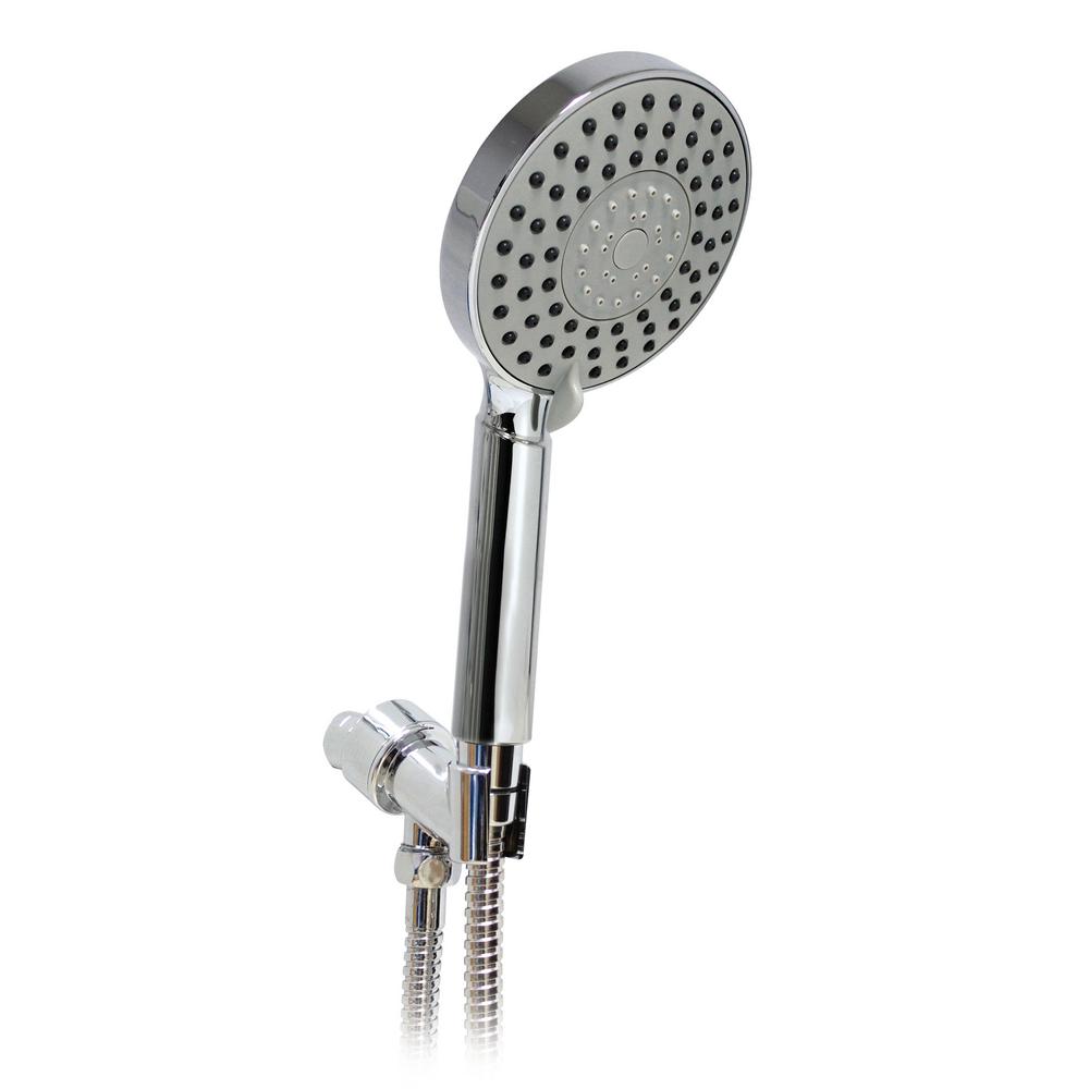 MODONA Massage 5-Spray Handheld Shower Set in Polished Chrome-SS51-A ...