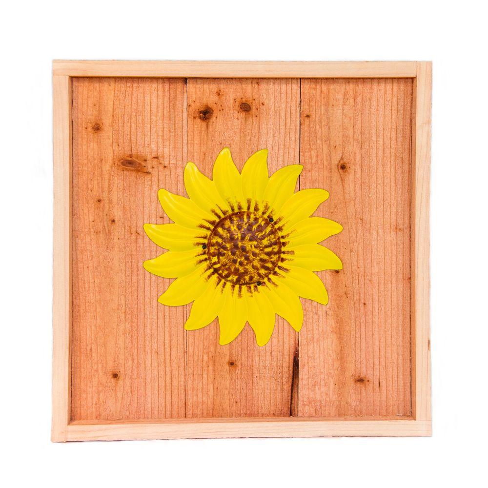 Hollis Wood Products 18 in. x 18 in. Wood Wall Art with ...