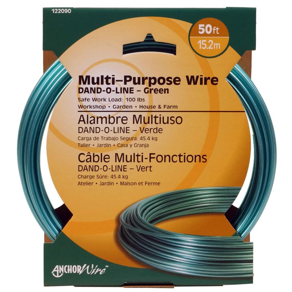 The Hillman Group 100 ft. PlasticCoated Galvanized Wire122100 The