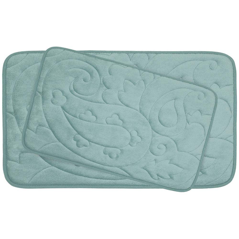 Pelton Aqua Memory Foam 2Piece Bath Mat SetYMB003489 The Home Depot