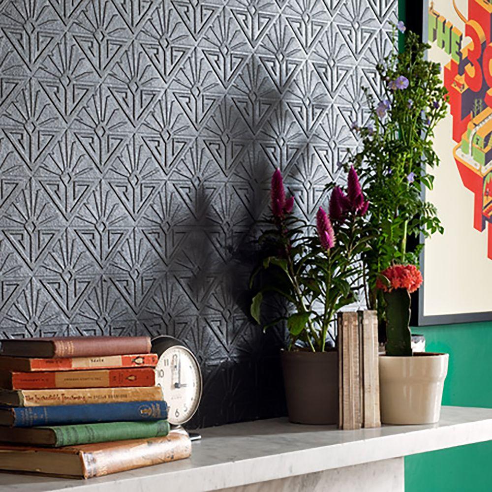 Textured Anaglypta Luxury Vinyl Heritage Deco Paradiso Wallpaper RD576