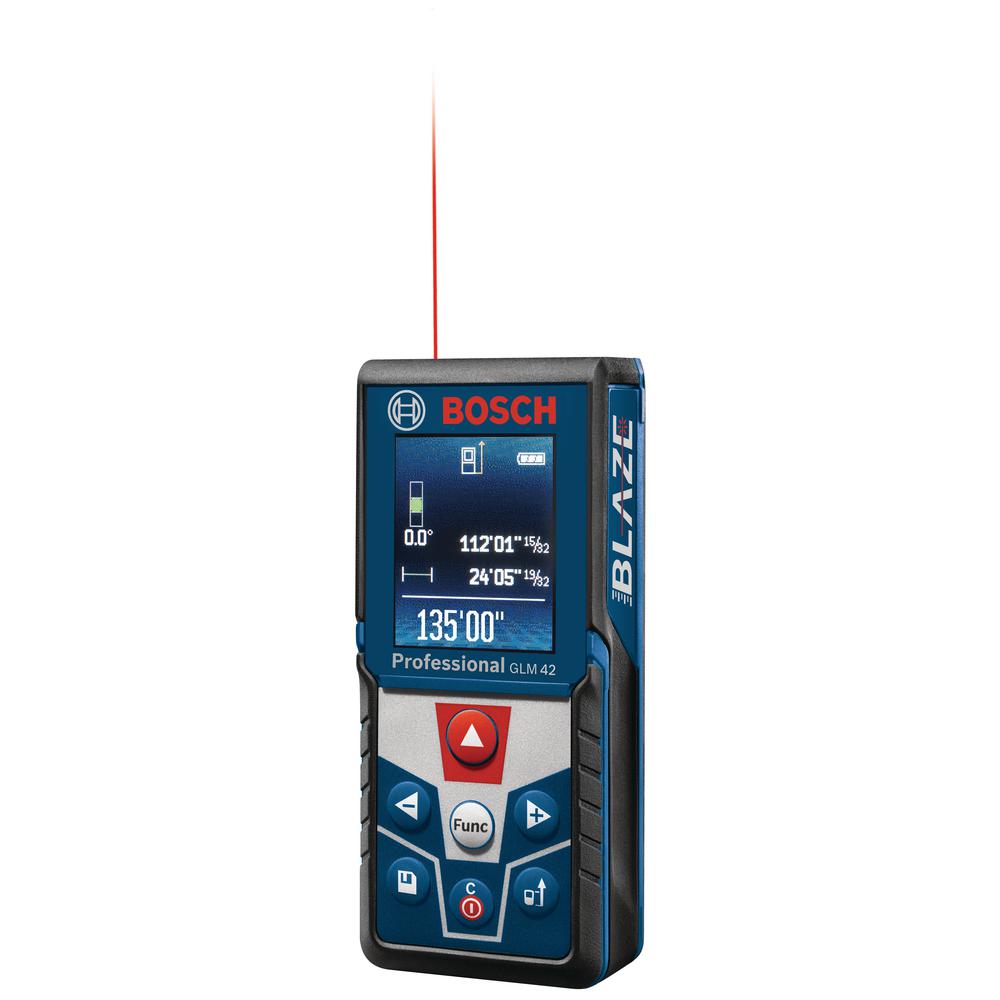 Bosch Blaze 100 Ft Laser Distance Measurer Glm 30 The Home Depot