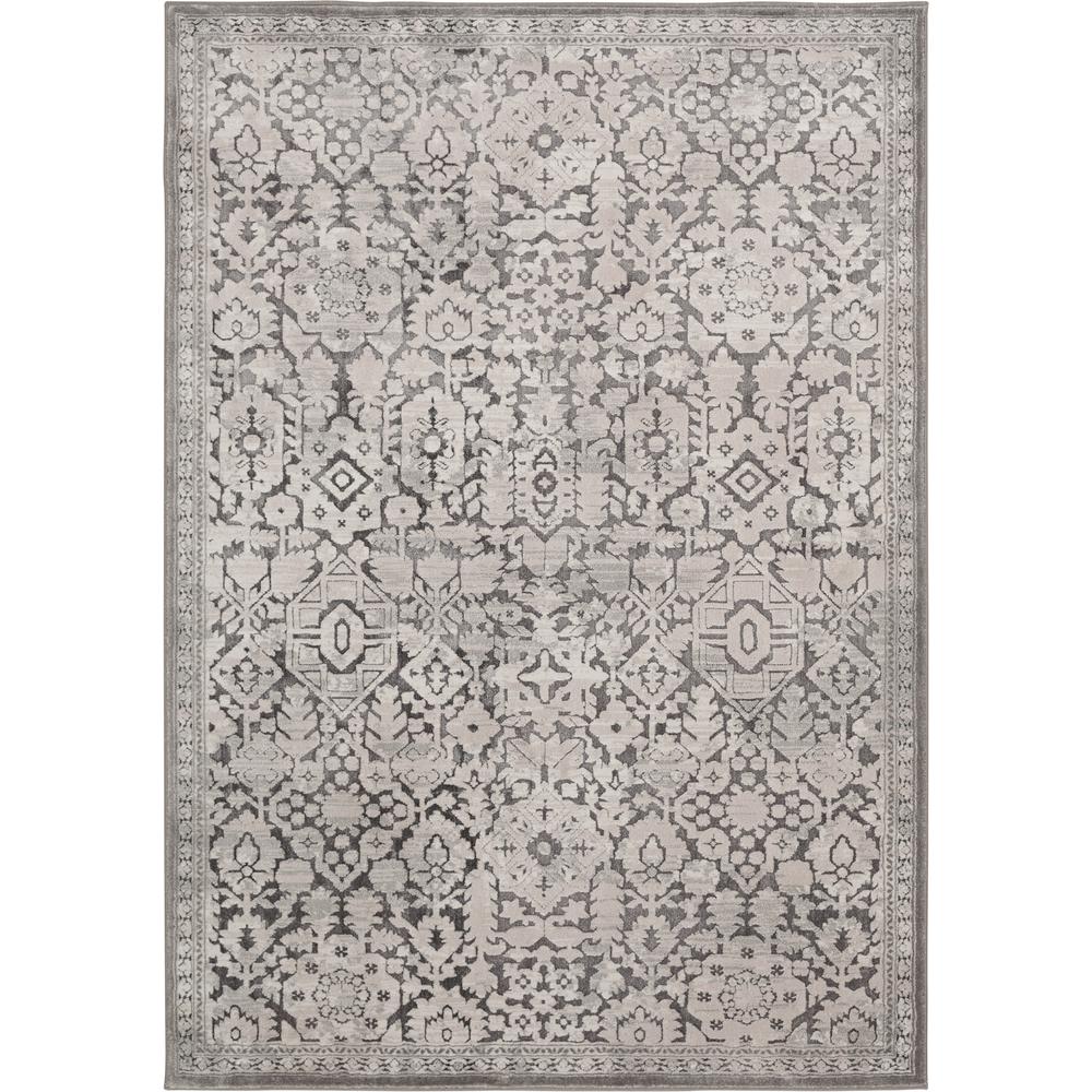 Home Decorators Collection Skyline Gray 8 Ft X 10 Ft Floral Area Rug 2838yc80hd 200 The Home Depot