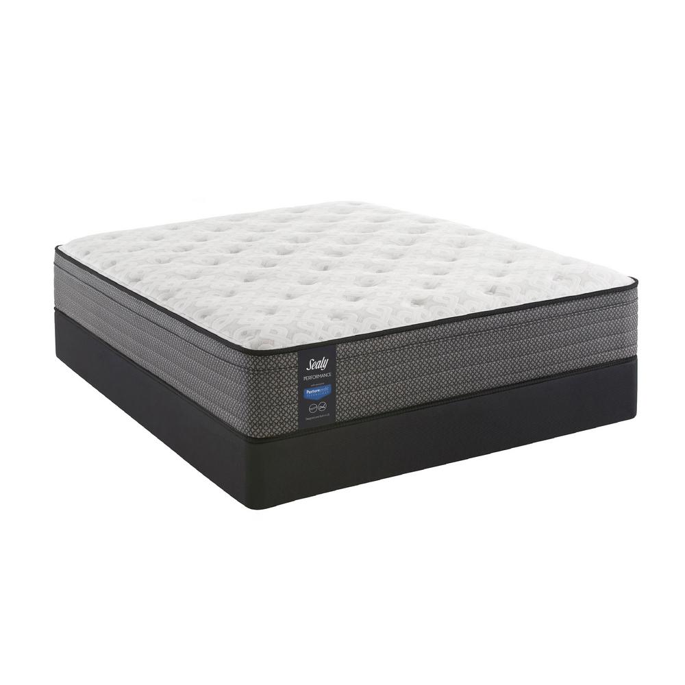 Sealy Response Performance 12 In Queen Cushion Firm Faux Euro Top Sealy Response Performance 12 In Queen Cushion Firm Faux Euro Top Mattress Set With 9
