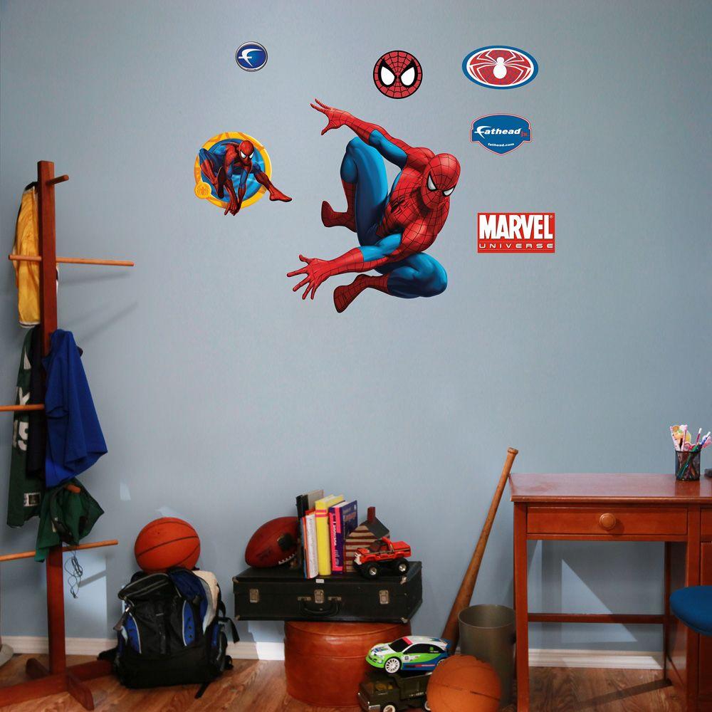 Fathead 30 In X 24 In Spiderman And Assorted Wall Decals Fh15