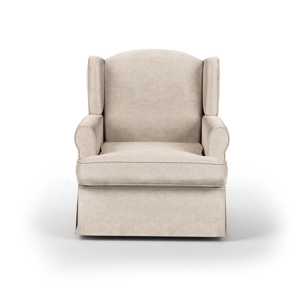 Furniture Of America Maya Beige Wingback Glider Rocker Idf Furniture Of America Maya Beige Wingback Glider Rocker Idf
