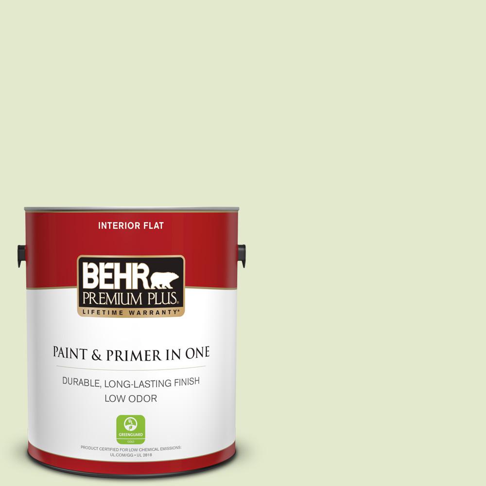 Behr Premium Plus 1 Gal P370 2 Praying Mantis Flat Low Odor P370 2 Praying Mantis Flat Low Odor Interior Paint And Primer In One