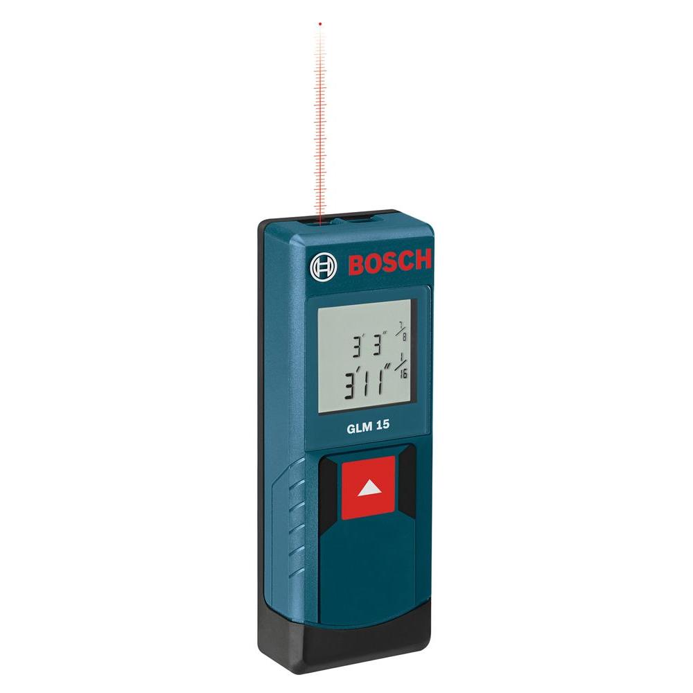 Bosch 50 ft. Compact Laser Measure-GLM 15 - The Home Depot