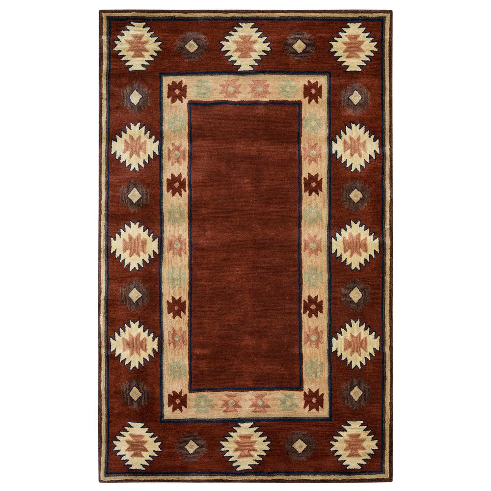 Rizzy Home Southwest Burgundy 3 Ft X 5 Area Rug Rizzy Home Southwest Burgundy 3 Ft X 5 Area Rug
