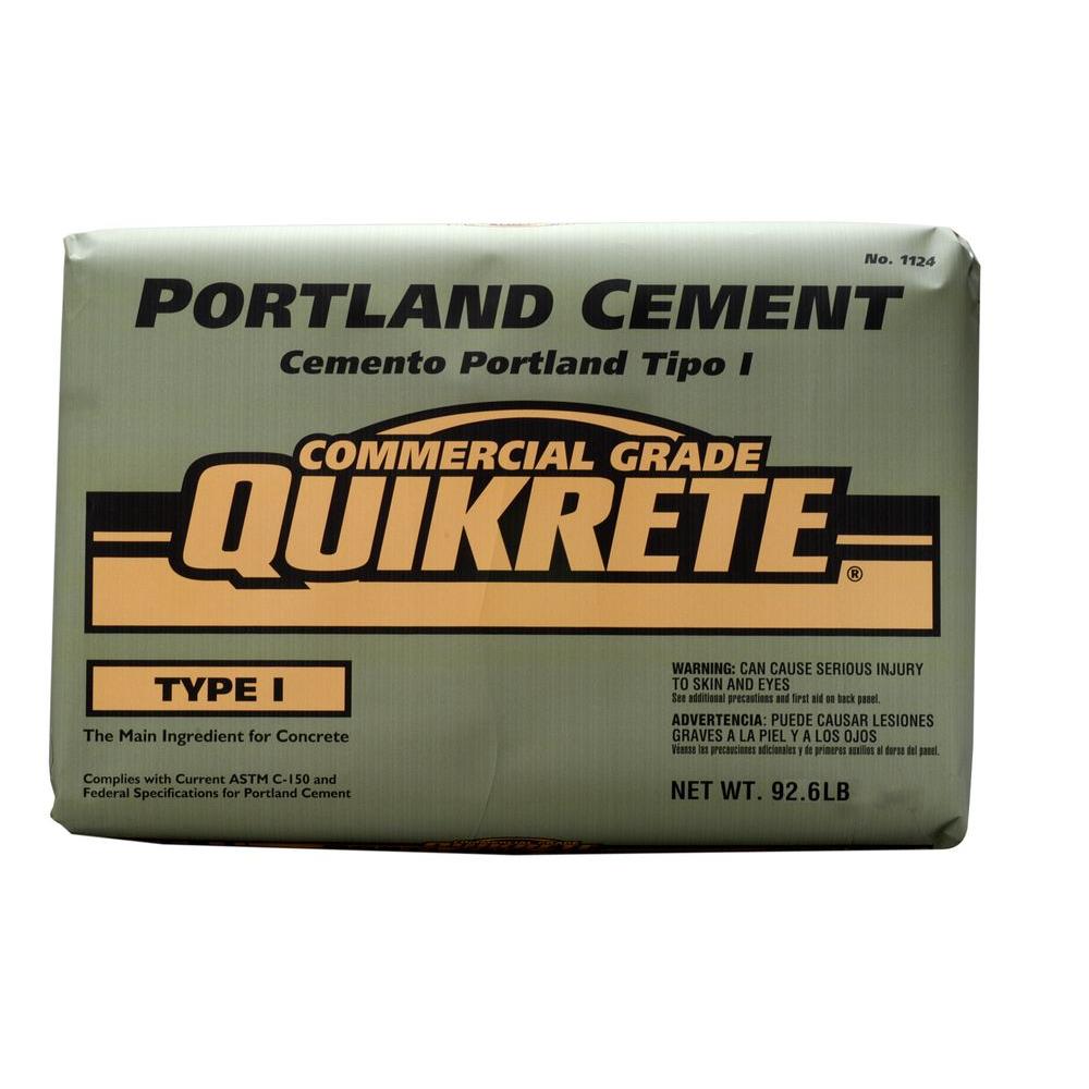 Quikrete 92.6 lb. Portland Cement-112494 - The Home Depot