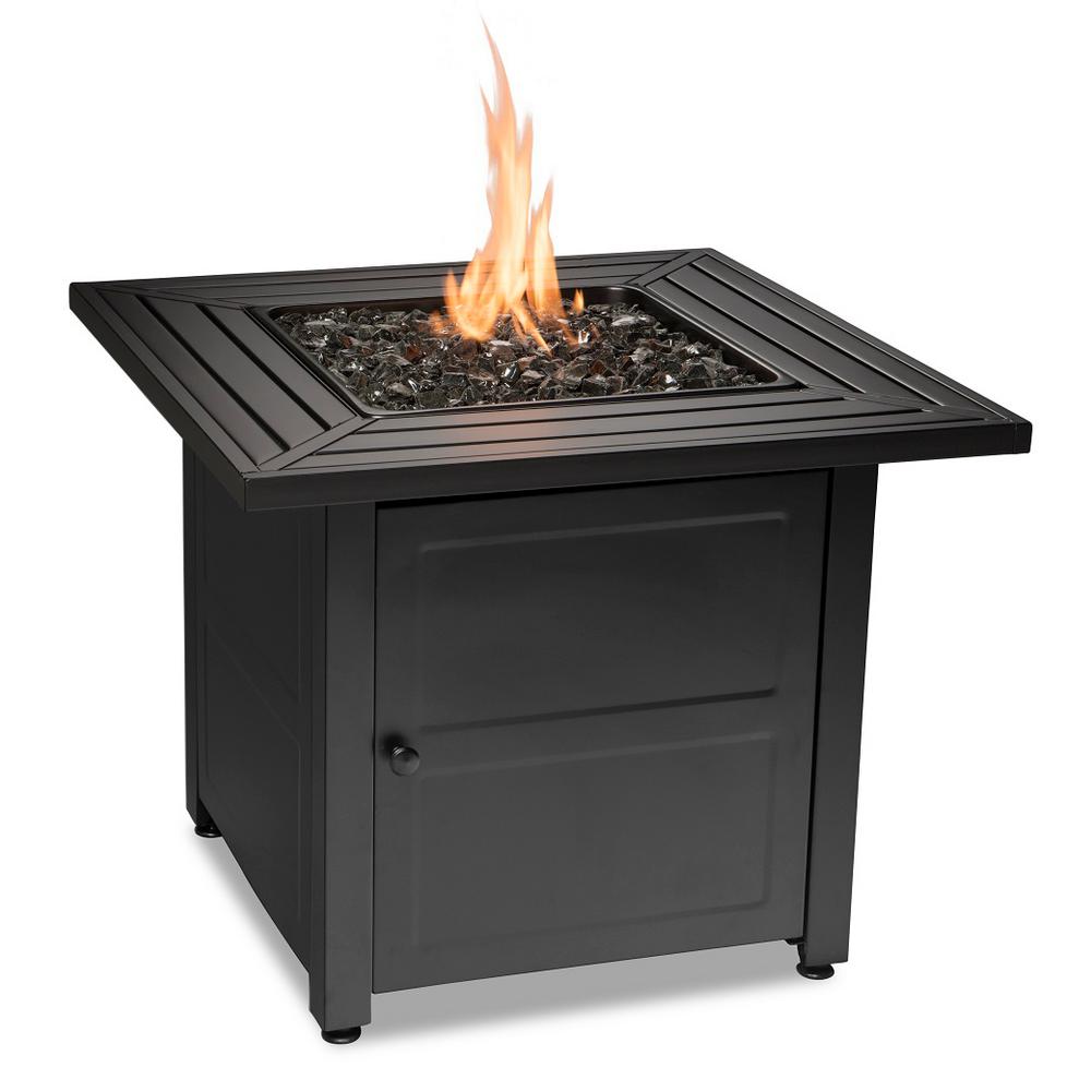 Endless Summer 30 In W Black Weather Resistant Steel Lp Gas Outdoor Fire Pit With Electronic Ignition And Glass Gad1423m The Home Depot - Outdoor Fire Table Home Depot Endless Summer 30 In W Black Weather Resistant Steel Lp Gas Outdoor Fire Pit With Electronic Ignition And Glass Gad1423m The Home Depot - Outdoor Fire Table Home Depot