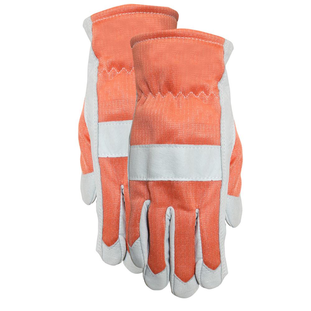 orange ladies gloves