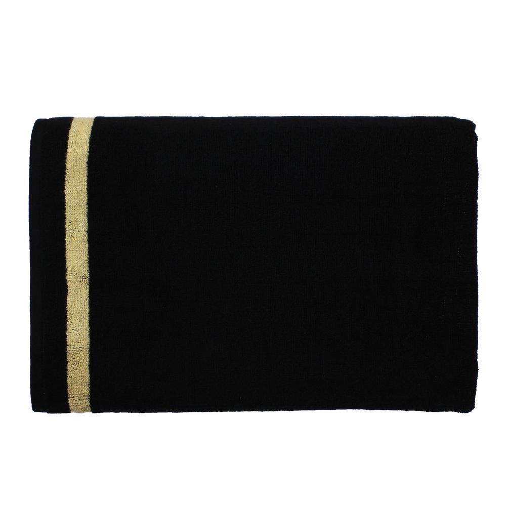 black and gold hand towels