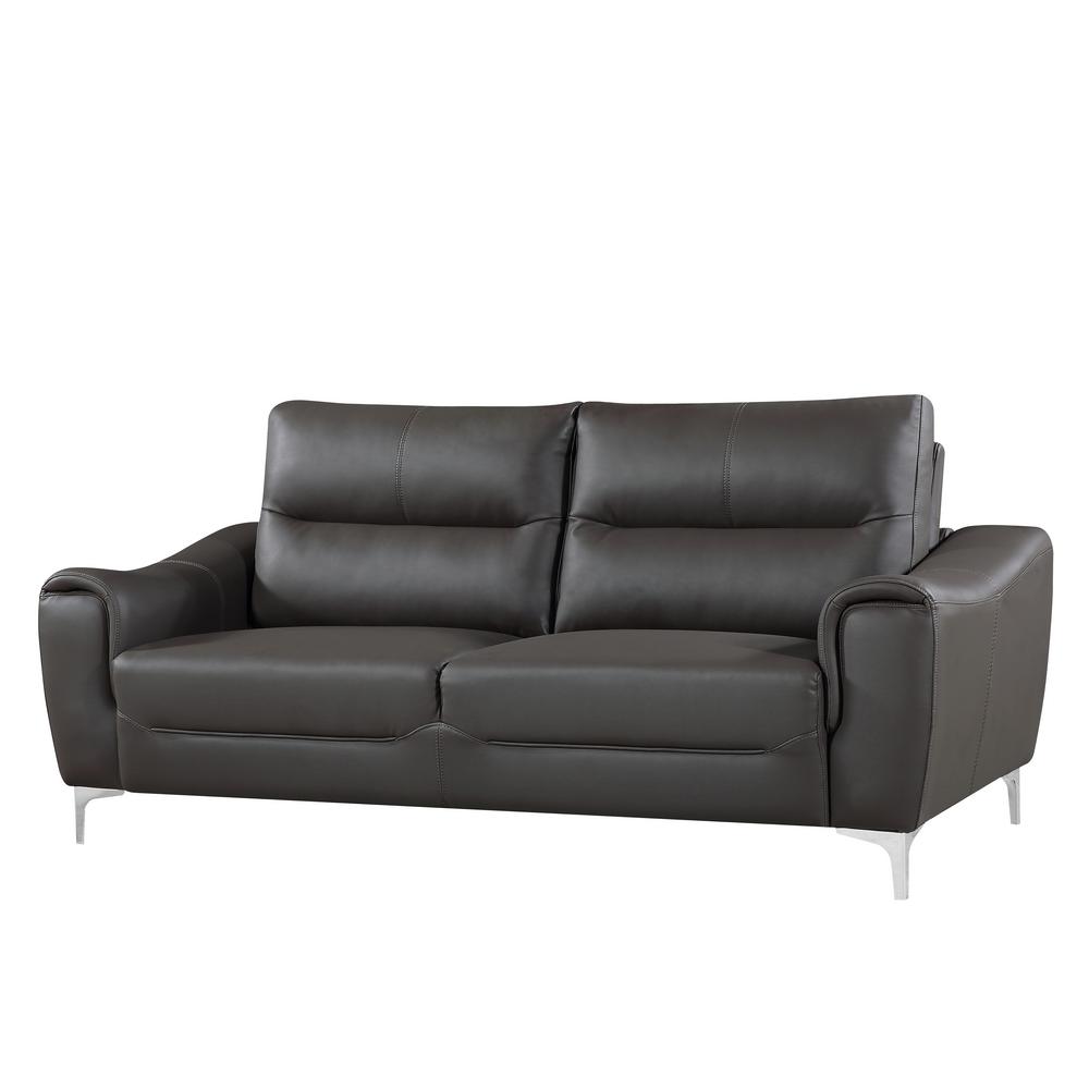 Home Decorators Collection Alwin Chocolate Italian Leather