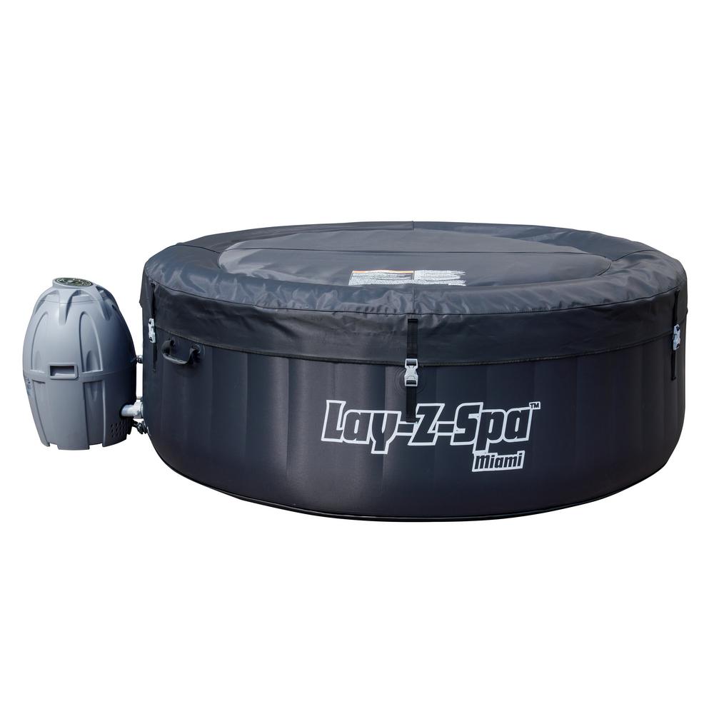 Bestway Saluspa Miami 4 Person Inflatable Hot Tub With Heater 54124e