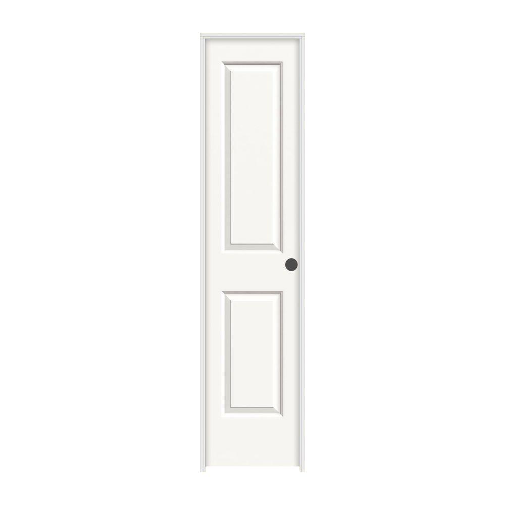Jeld Wen 18 In X 80 In Cambridge White Painted Left Hand Smooth