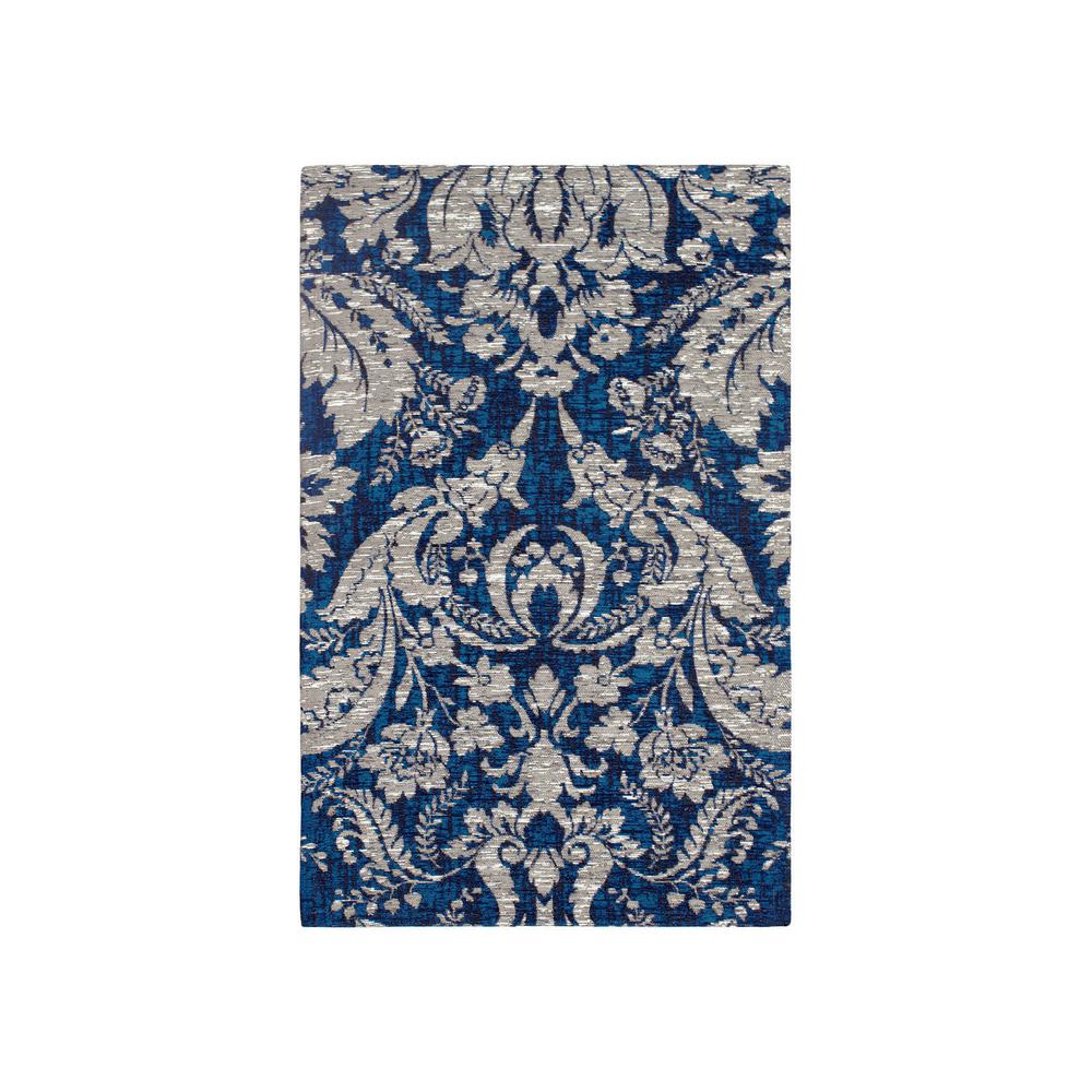 Laura Ashley Connemara Navy Jacquard Chenille 2 ft. x 3 ft. Textured Area RugLAYMA005506 The