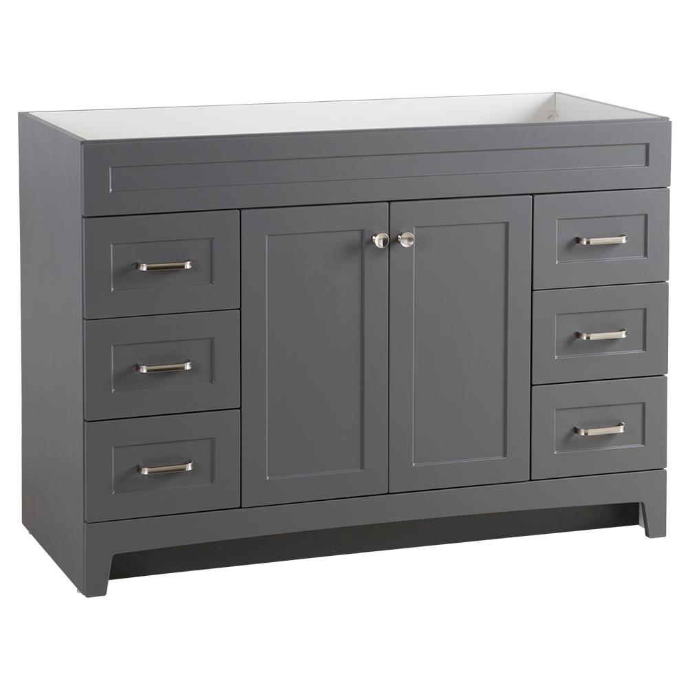 Home Decorators Collection Thornbriar 48 In W X 21 D Bathroom Vanity Cabinet Cement Tb4821 Ct The Depot - 48 Inch Vanity Combo Home Depot Home Decorators Collection Thornbriar 48 In W X 21 D Bathroom Vanity Cabinet Cement Tb4821 Ct The Depot - 48 Inch Vanity Combo Home Depot
