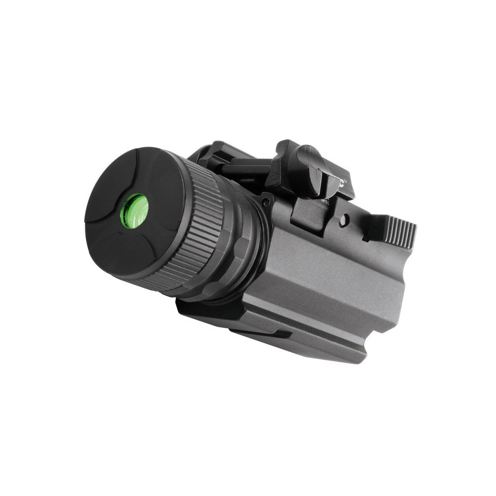 UPC 645397929918 product image for Adjustable 5mW 650nm Green Laser for Rail-Equipped Pistols and Long Guns, Black | upcitemdb.com