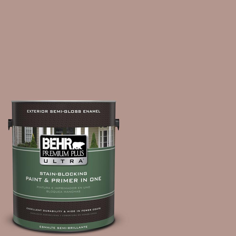 BEHR Premium Plus Ultra 1gal. N1604 Sonora Rose SemiGloss Enamel