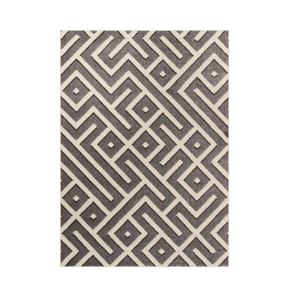 UPC 841864100013 product image for Art Carpet Amazed Gray 4 ft. x 6 ft. Area Rug | upcitemdb.com