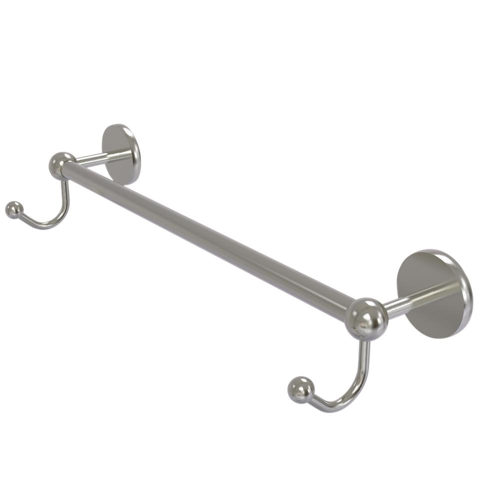 Allied Br Prestige Skyline Collection 36 In Towel Bar With Allied Br Prestige Skyline Collection 36 In Towel Bar With Integrated Hooks Satin Nickel