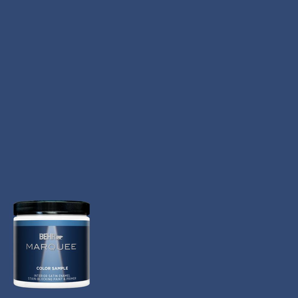 BEHR MARQUEE 8 oz. SH580 Navy Blue Satin Enamel
