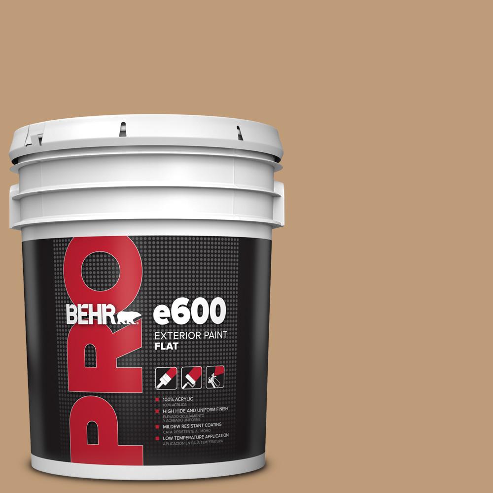 BEHR PRO 5 gal. PPU406 Teatime Flat Exterior Paint
