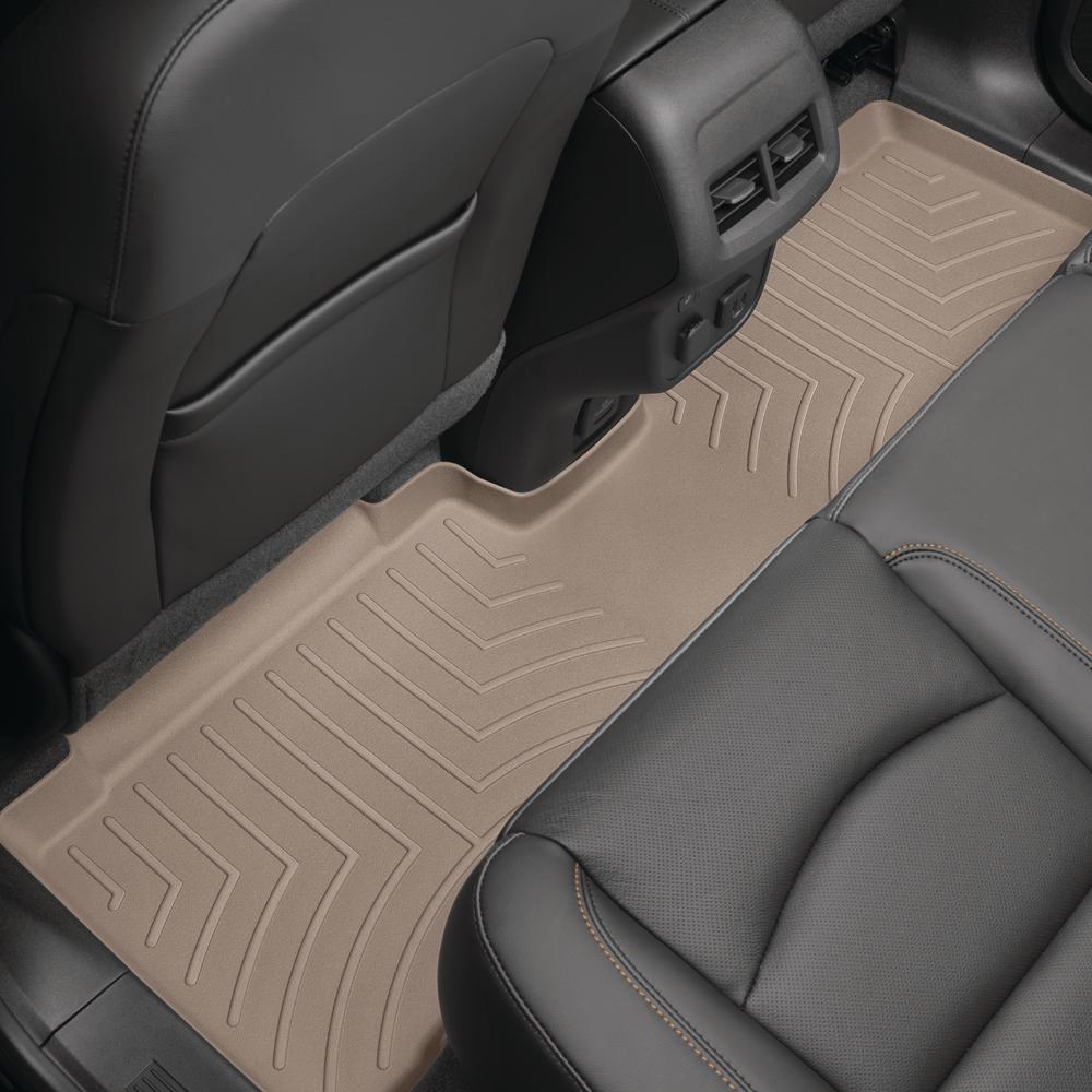 Weathertech Tan Rear Floorliner Acura Mdx 2017 3rd Row Works With 2nd Row Captain S Chairs With Center Console Advance Package