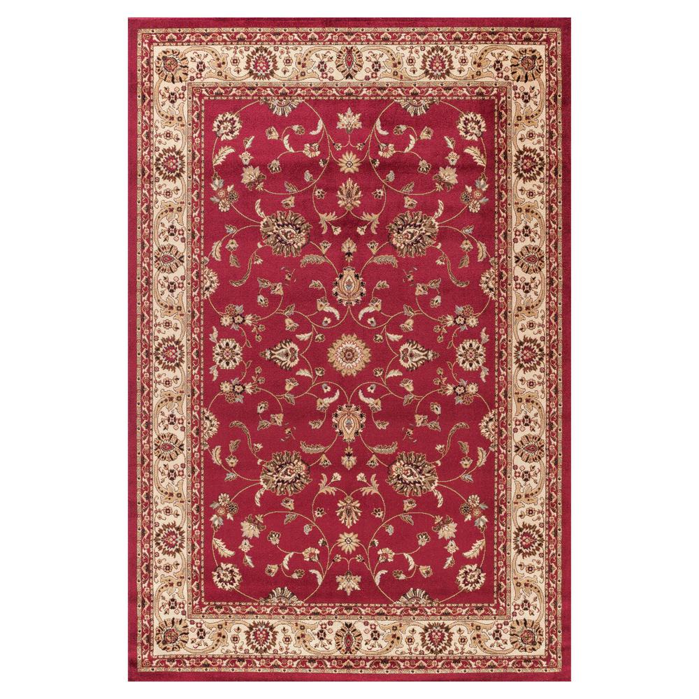 Concord Global Trading Jewel Marash Red 8 Ft X 10 Area Rug - Area Rugs With Red In Them Concord Global Trading Jewel Marash Red 8 Ft X 10 Area Rug - Area Rugs With Red In Them
