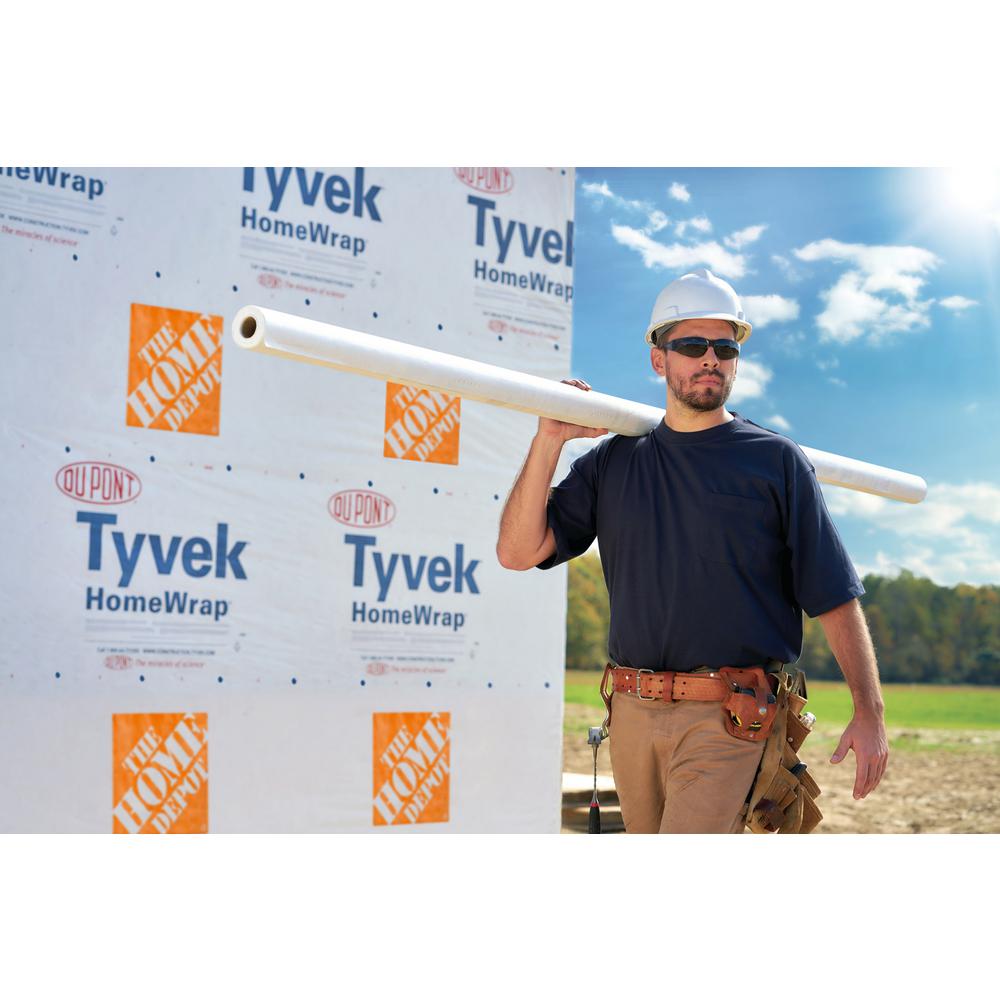 6 X 9 ft TYVEK House Wrap Paper Underlayment Siding Wall Insulation Mold Protect