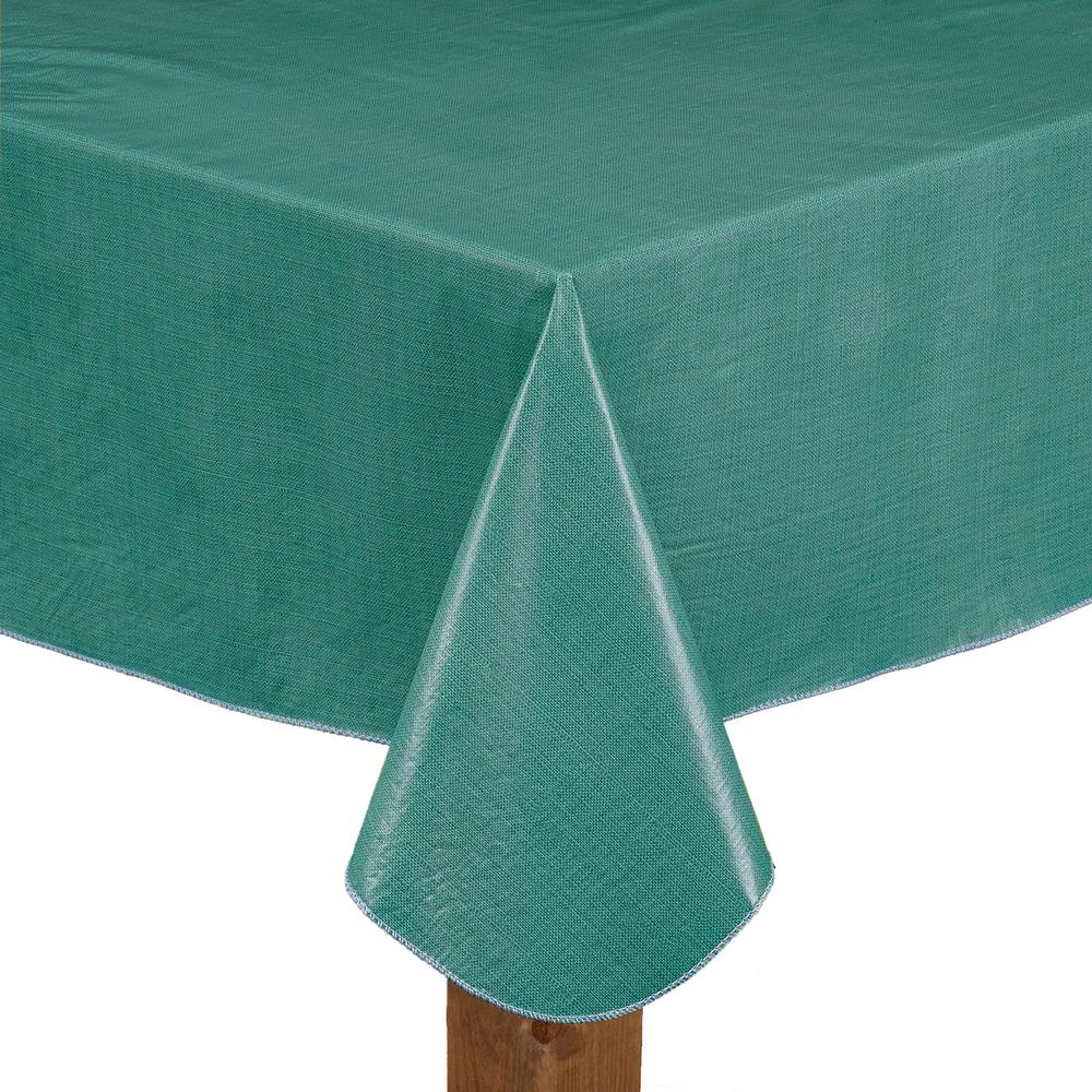 Lintex Caf Deauville 100 Vinyl Tablecloth 52 X70 In Teal Lintex Caf Deauville 100 Vinyl Tablecloth 52 X70 In Teal
