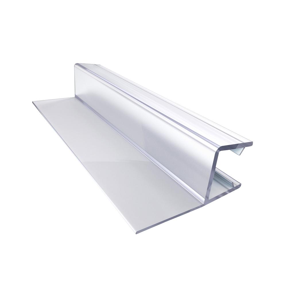 Dreamline 72 In L Clear Vinyl Seal For 3 8 Glass Shower Door L Clear Vinyl Seal For 3 8 In Glass Shower Door