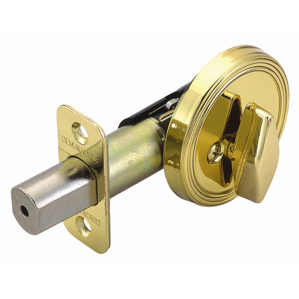 First Watch Security 15/8 in. x 11 in. Polished Brass Deadbolt