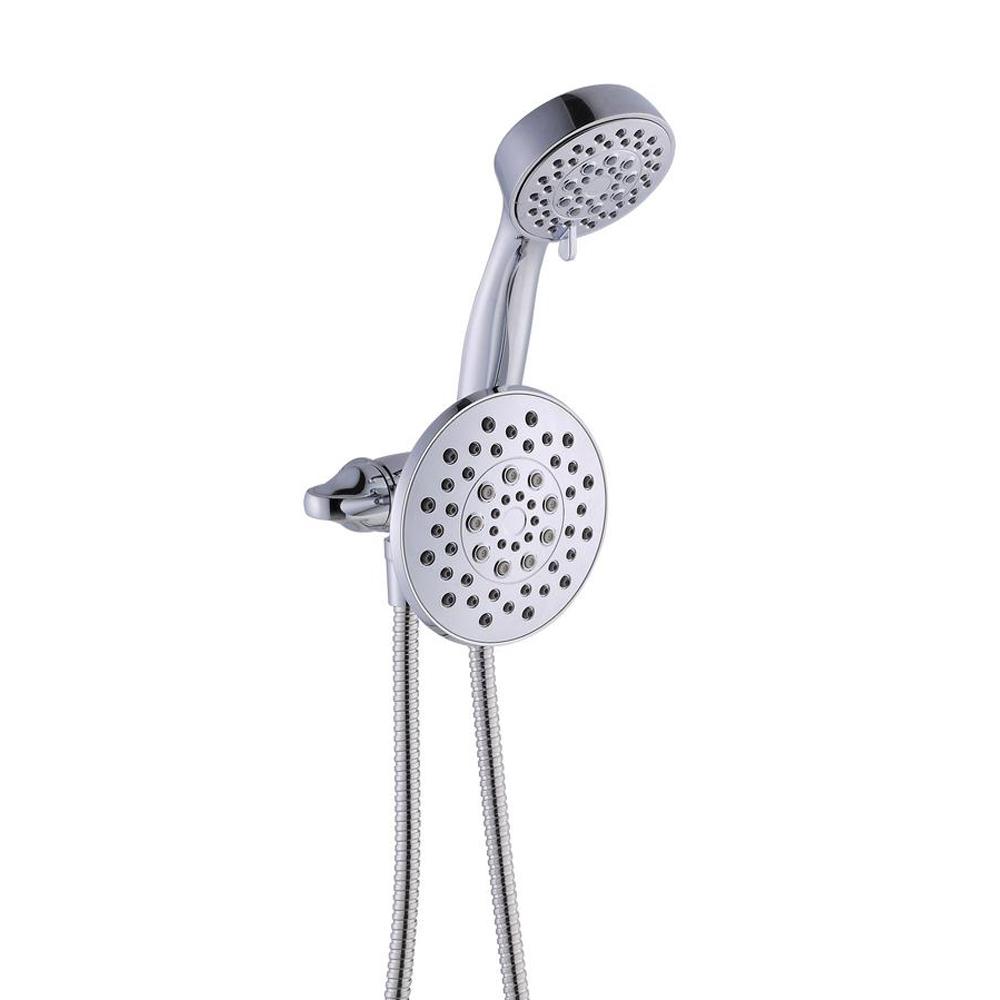 Glacier Bay 6spray 5.51 in. Dual Shower Head and Handheld Shower Head