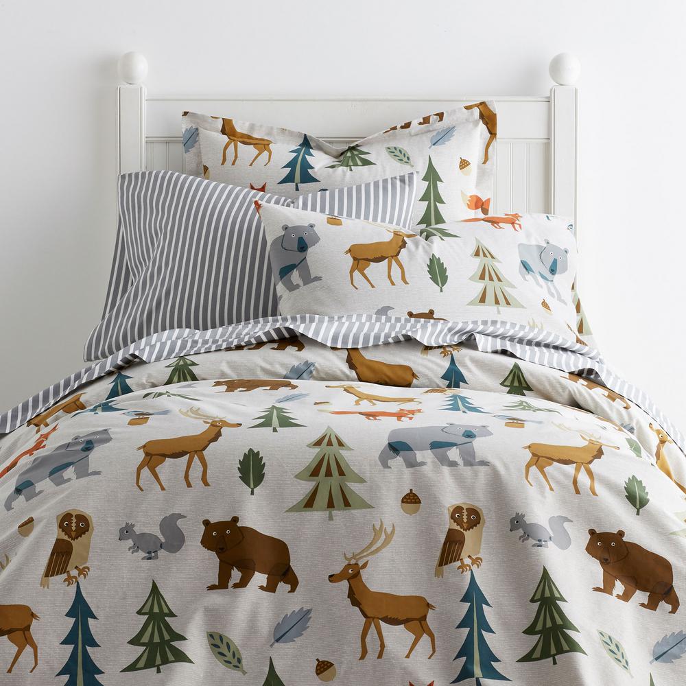 Company Kids By The Company Store Night Forest Multicolored Cotton