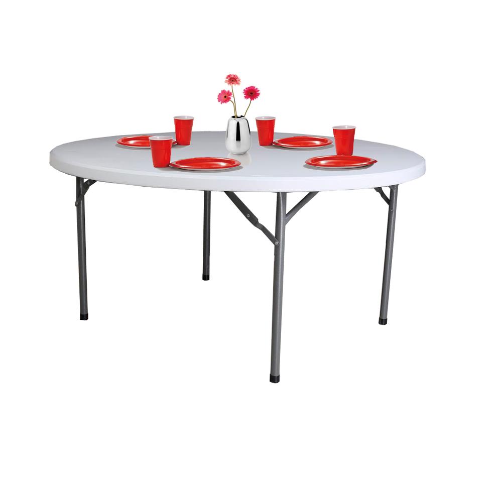 Upc 017567118246 48 In Round Plastic Fold Half Table White Upc 017567118246 Image For 48 In Round Plastic Fold Half Table White