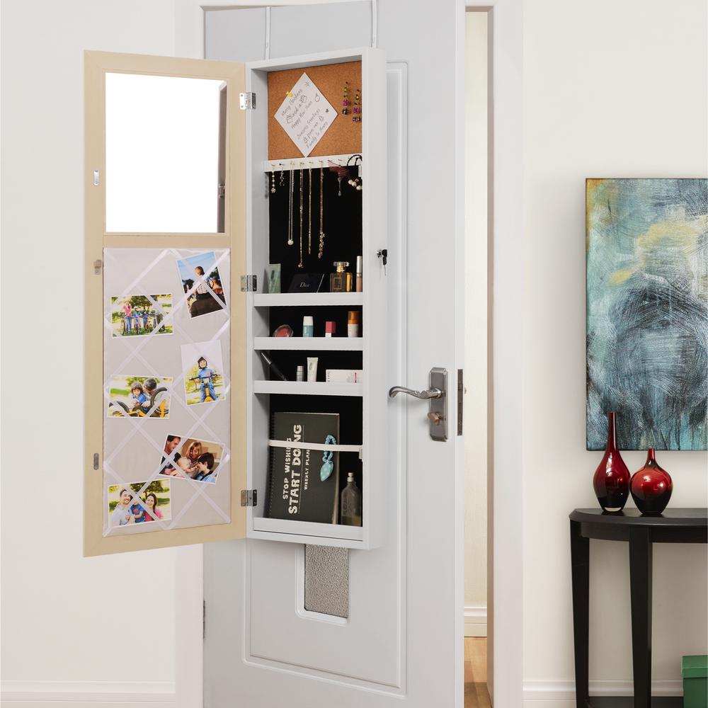 Inspired Home Galatea Door Wall Mount Jewelry Armoire
