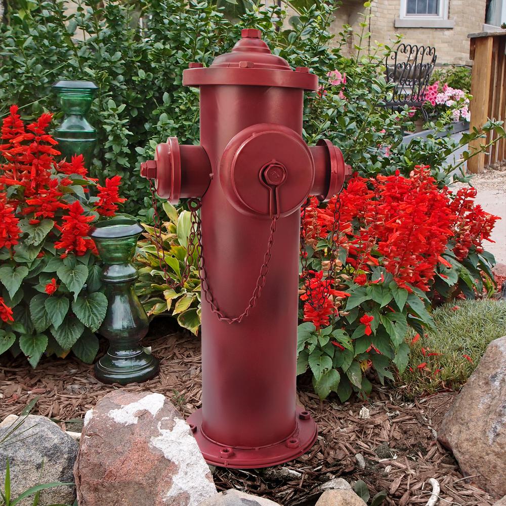 Vintage Metal Fire Hydrant Statue