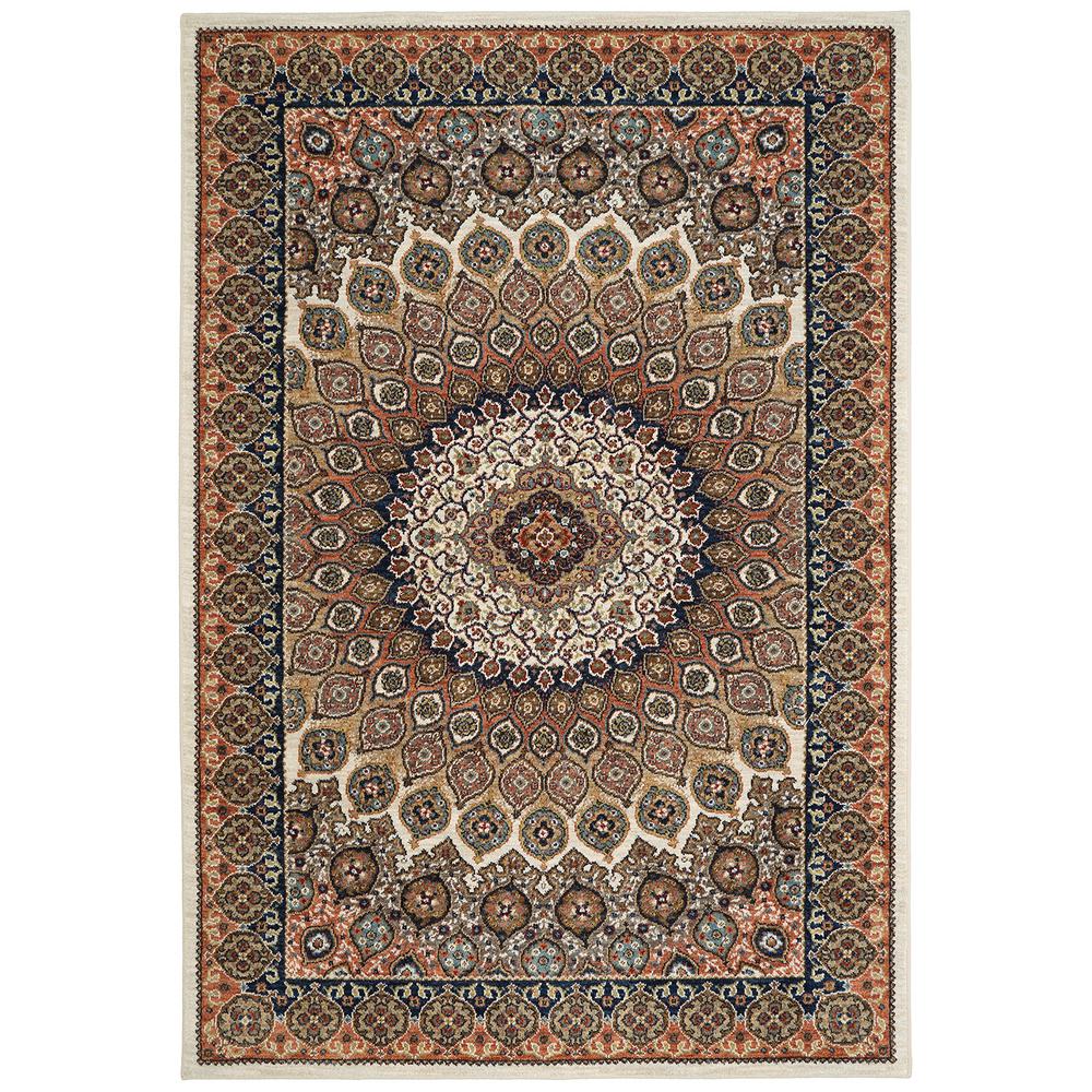 Petproof Karastan Studio Wander Hase Cream 8 Ft X 11 Area Rug