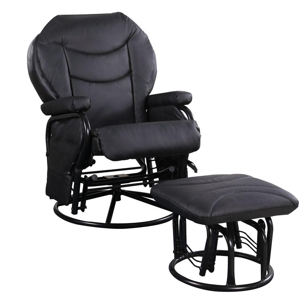 black glider rocker