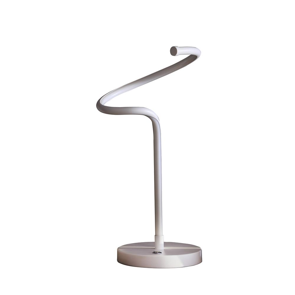 spiral led table lamp