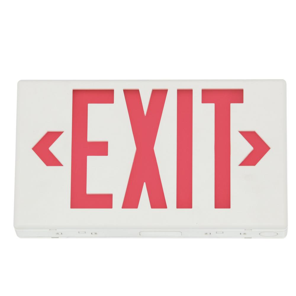 green exit self illumiating low-level exit sign no powe