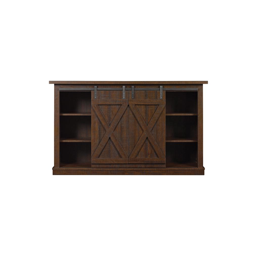 Bell O Cottonwood TV Stand for 60 in. TVs in Sawcut 
