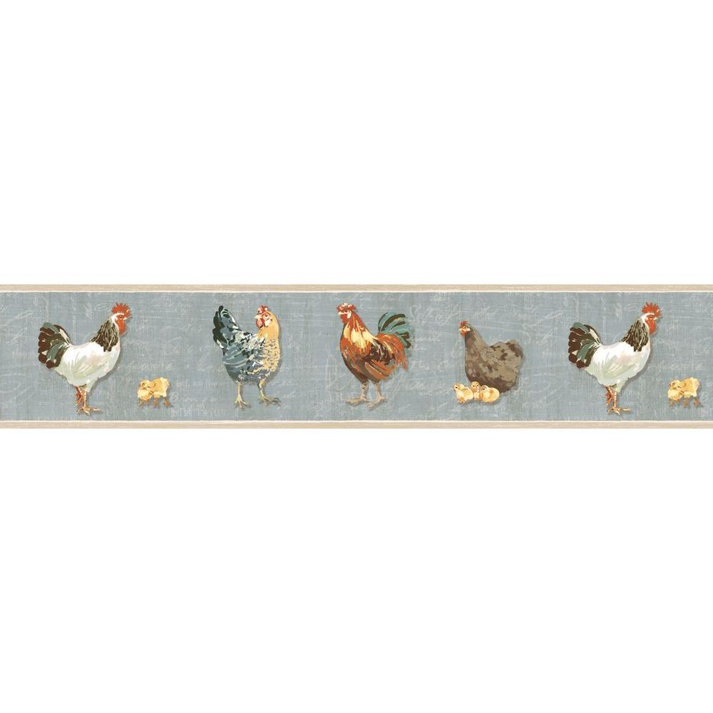 Or159b Rooster Wallpaper Border 10 25 X 15 Tools Home Improvement Painting Supplies Wall Treatments Urbytus Com