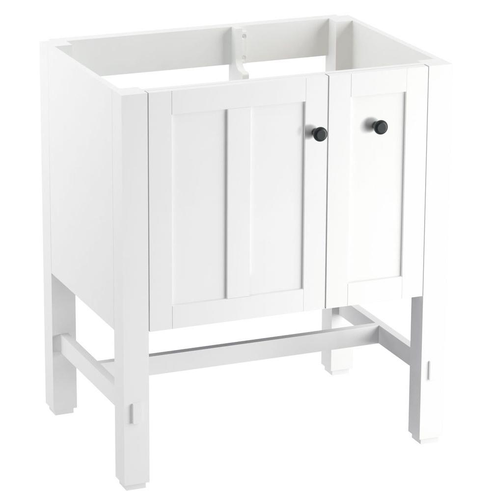 Kohler Tresham 30 In W X 21 7 8 In D X 34 1 2 In H Vanity Cabinet In Linen White K 5289 1wa The Home Depot