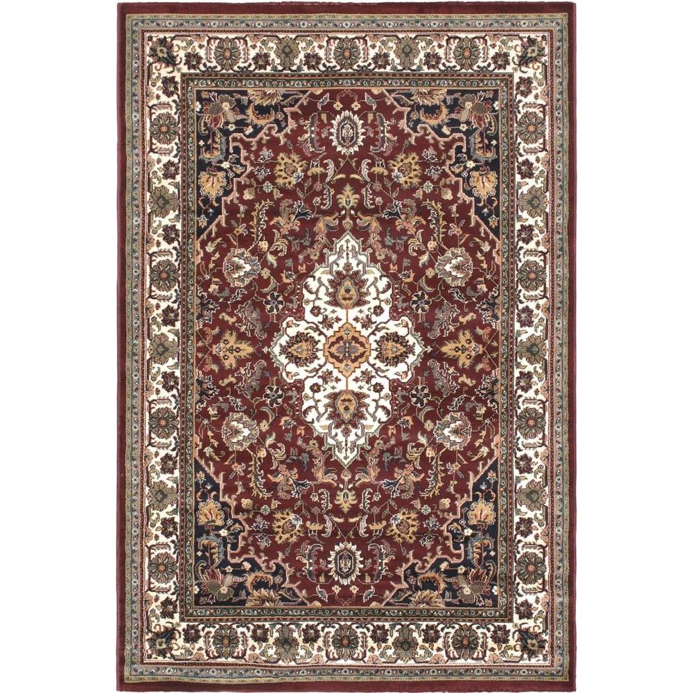 eCarpet Gallery Medallion Style Beige 5 ft. 6 in. x 7 ft. 6 in. Area Rug101778 The Home Depot